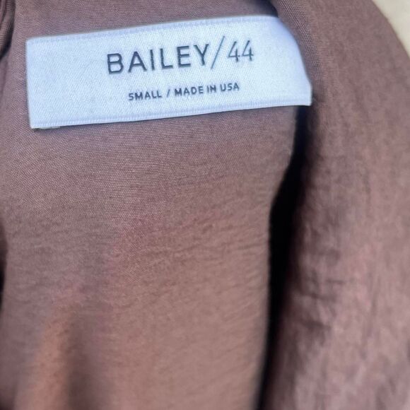 Bailey 44 Women's Brown Silk Trench Jacket Small luxe - Picture 5 of 8